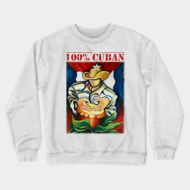 100% CUBAN Crewneck Sweatshirt by dmiguez